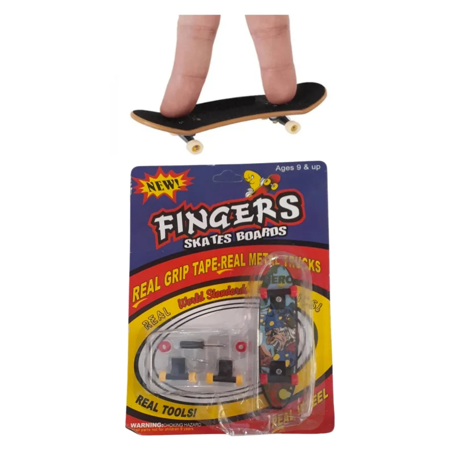 Kızılkaya Parmak Kaykay Değiştirilebilir Tekerli Stres Oyuncak Kaykayı