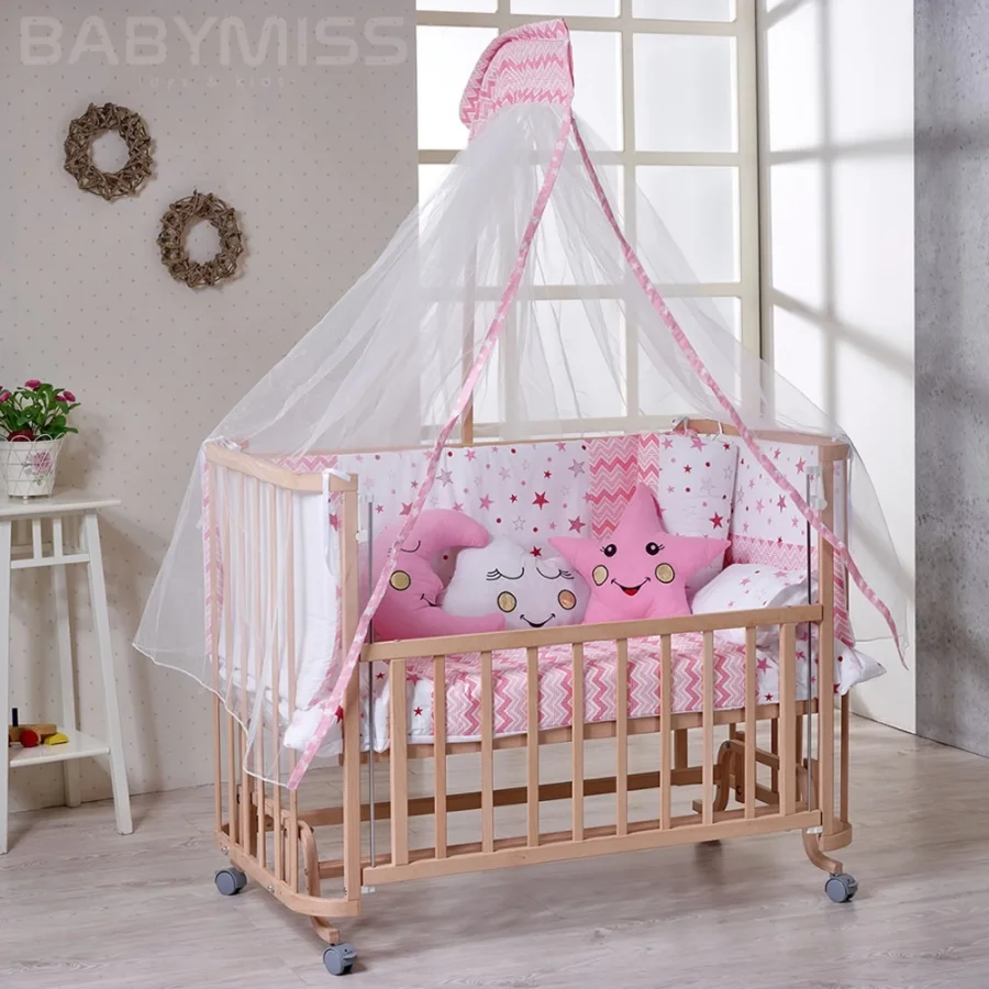 Kukki Modern Anne Yanı 60x120 Naturel Beşik