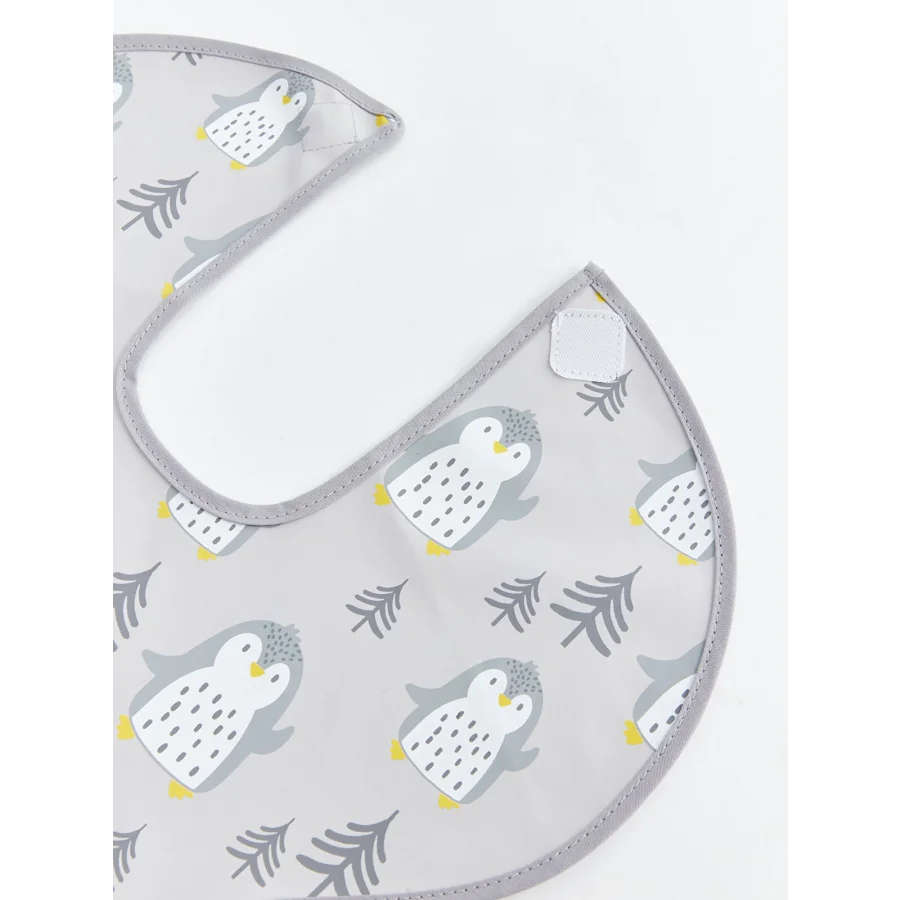 Lcw Penguen Baskılı Bebek Mama Ve Faaliyet Önlüğü