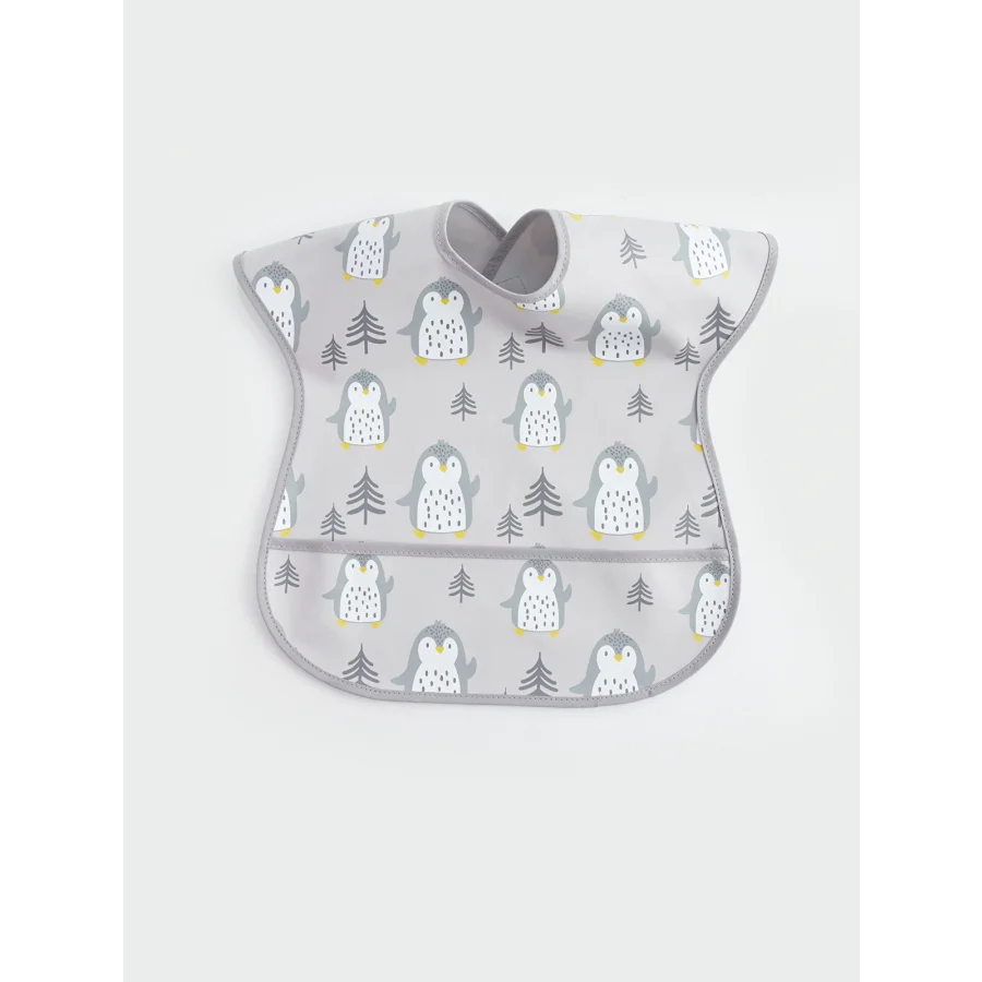 Lcw Penguen Baskılı Bebek Mama Ve Faaliyet Önlüğü