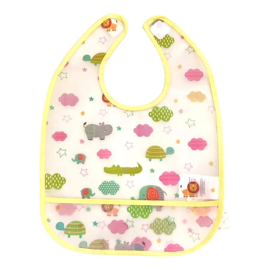 Lcw Şeffaf Baskılı Bebek Mama Önlüğü