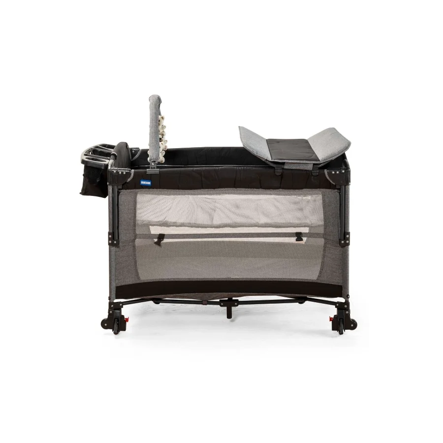 Maccon Ultimate Plus Anne Yanı Park Yatak Sallanır Oyun Parkı Beşik - Gri