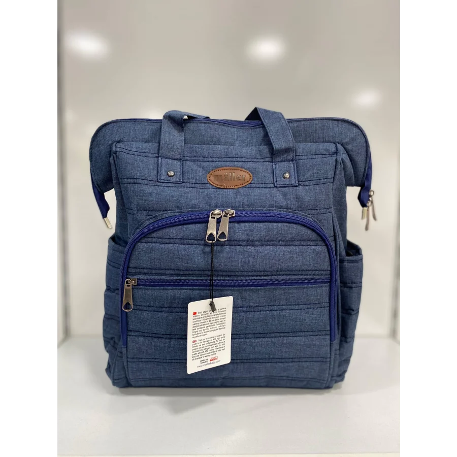 Maller Baby Aylin Anne Bebek Bakım Çantası - Lacivert