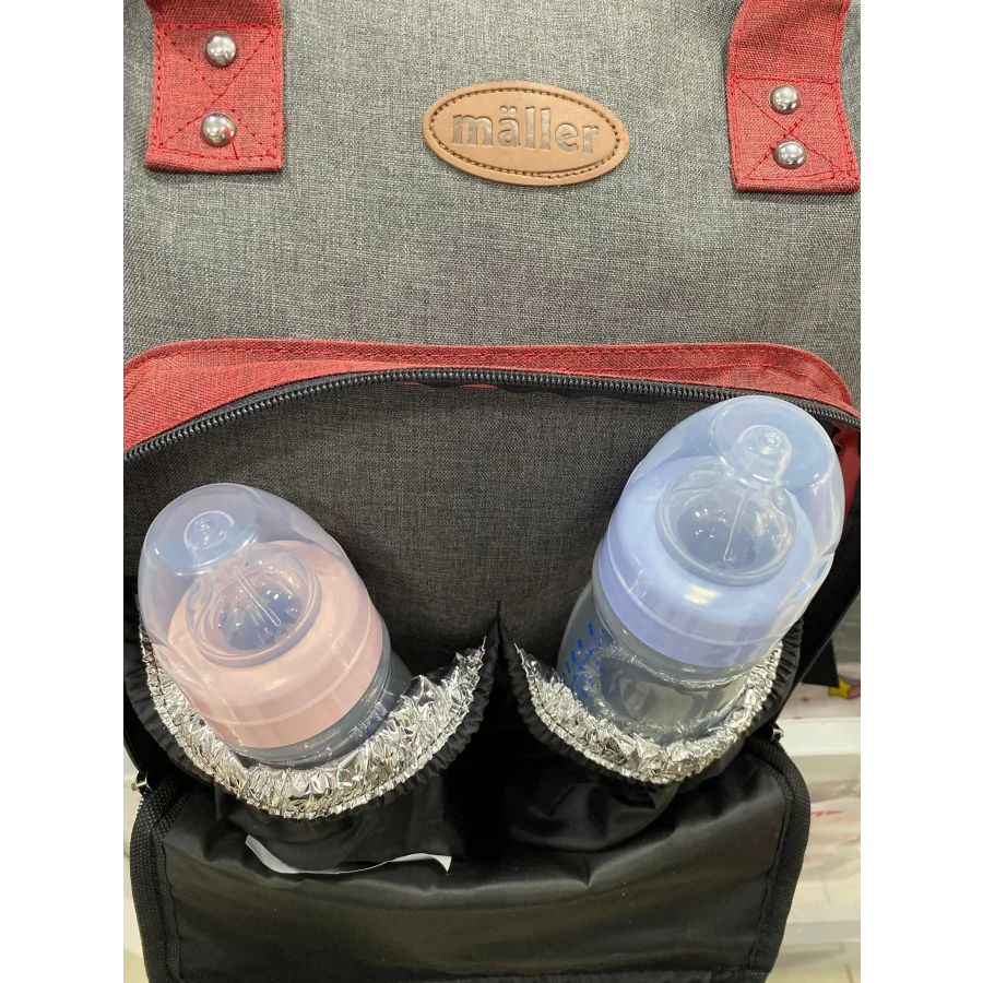 Maller Hera Anne Bebek Bakım Sırt Çantası - Kırmızı