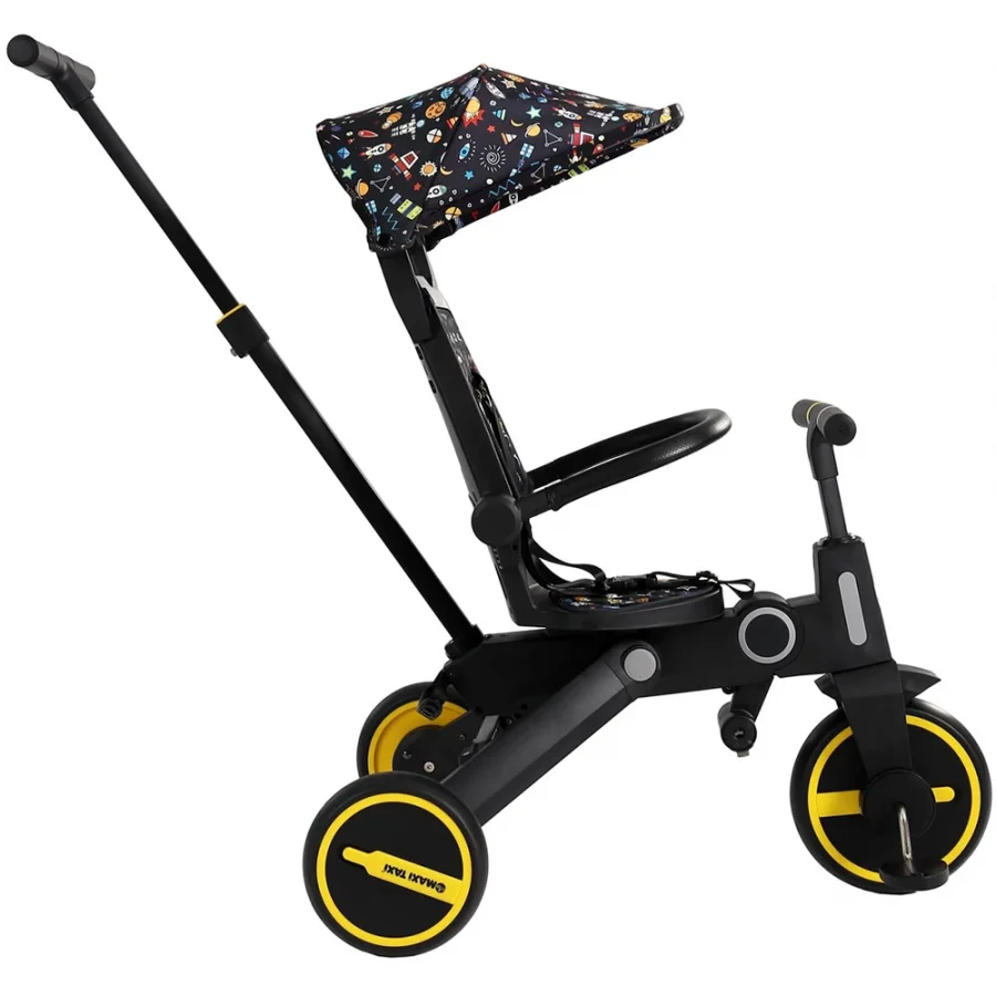 Maxi Taxi Easy Trike Ebeveyn Kontrollü Katlanır Çift Yönlü Bisiklet