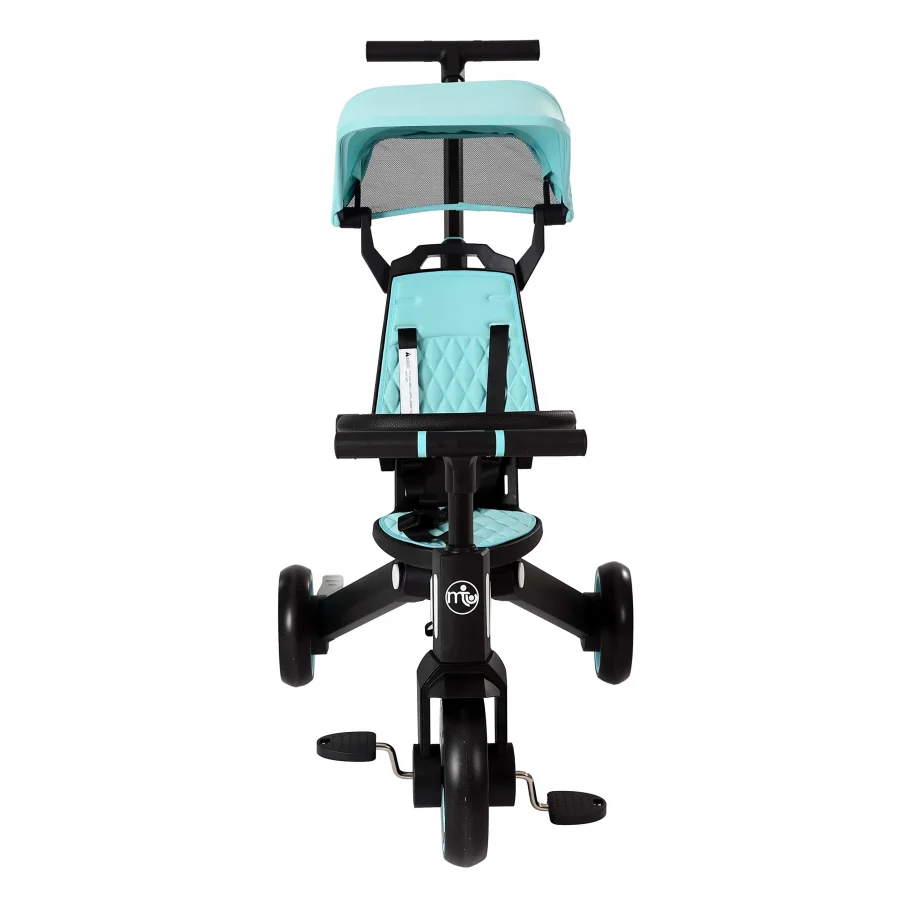 Maxi Taxi Easy Trike Ebeveyn Kontrollü Katlanır Çift Yönlü Bisiklet / Mavi