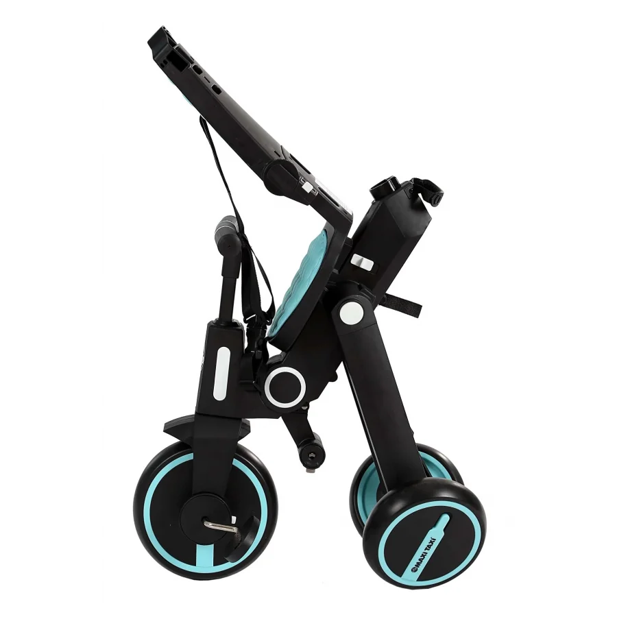 Maxi Taxi Easy Trike Ebeveyn Kontrollü Katlanır Çift Yönlü Bisiklet / Mavi