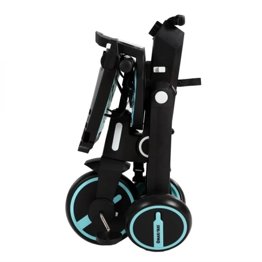 Maxi Taxi Easy Trike Ebeveyn Kontrollü Katlanır Çift Yönlü Bisiklet / Mavi