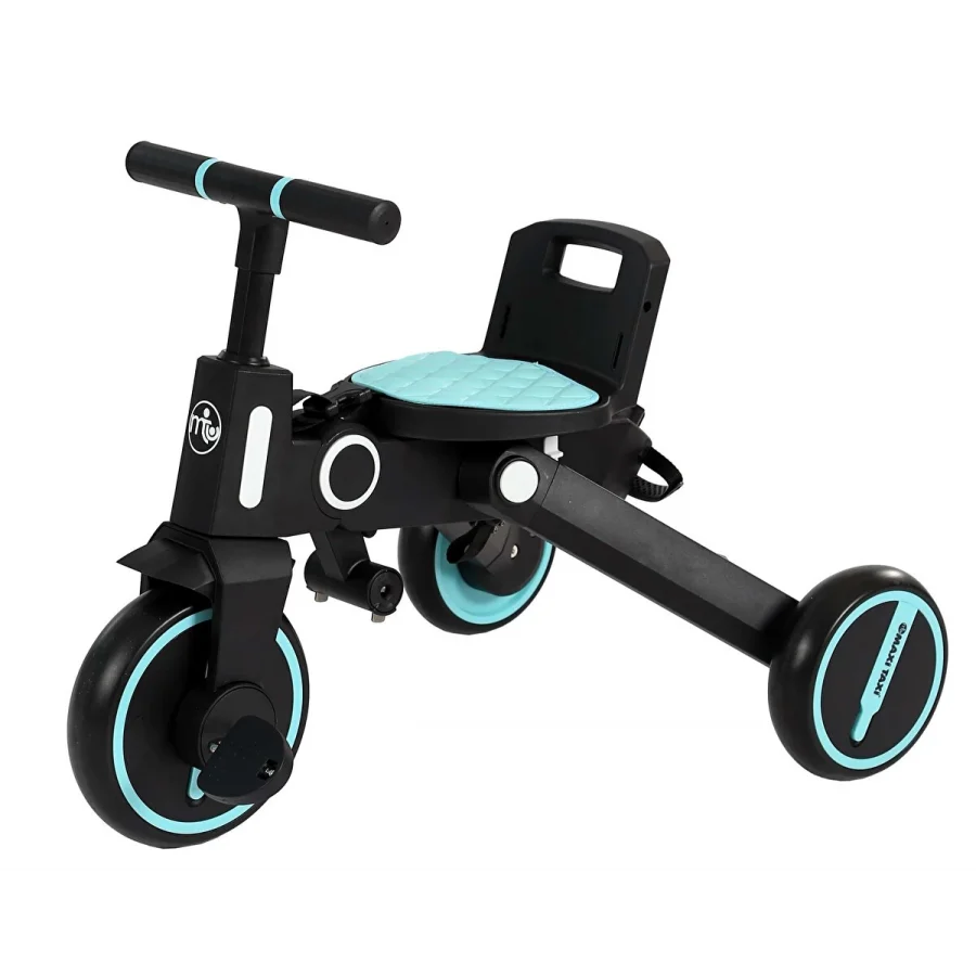 Maxi Taxi Easy Trike Ebeveyn Kontrollü Katlanır Çift Yönlü Bisiklet / Mavi