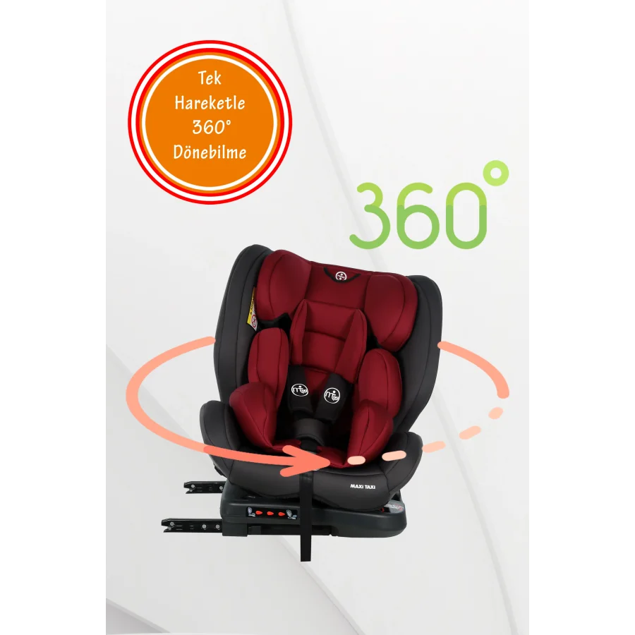 Maxi Taxi Safe Travel 0-36 kg 360 dönebilen İsofix Oto Koltuğu