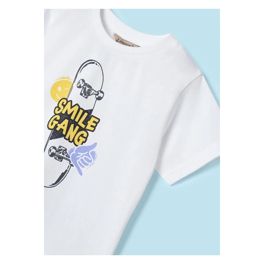 Mayoral Erkek Çocuk Baskılı Şort Takım