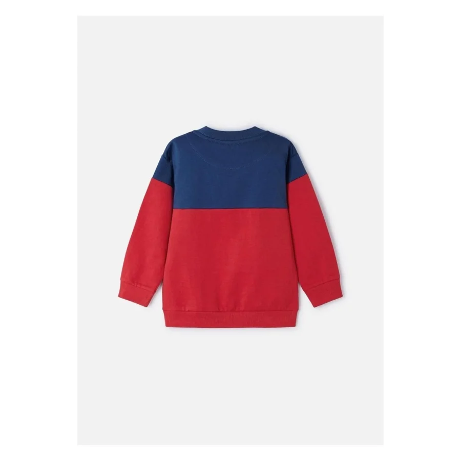 Mayoral Erkek Çocuk Baskılı Sweatshirt Kırmızı 3484