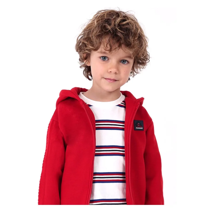 Mayoral Erkek Çocuk Kapüşonlu Ceket Kırmızı