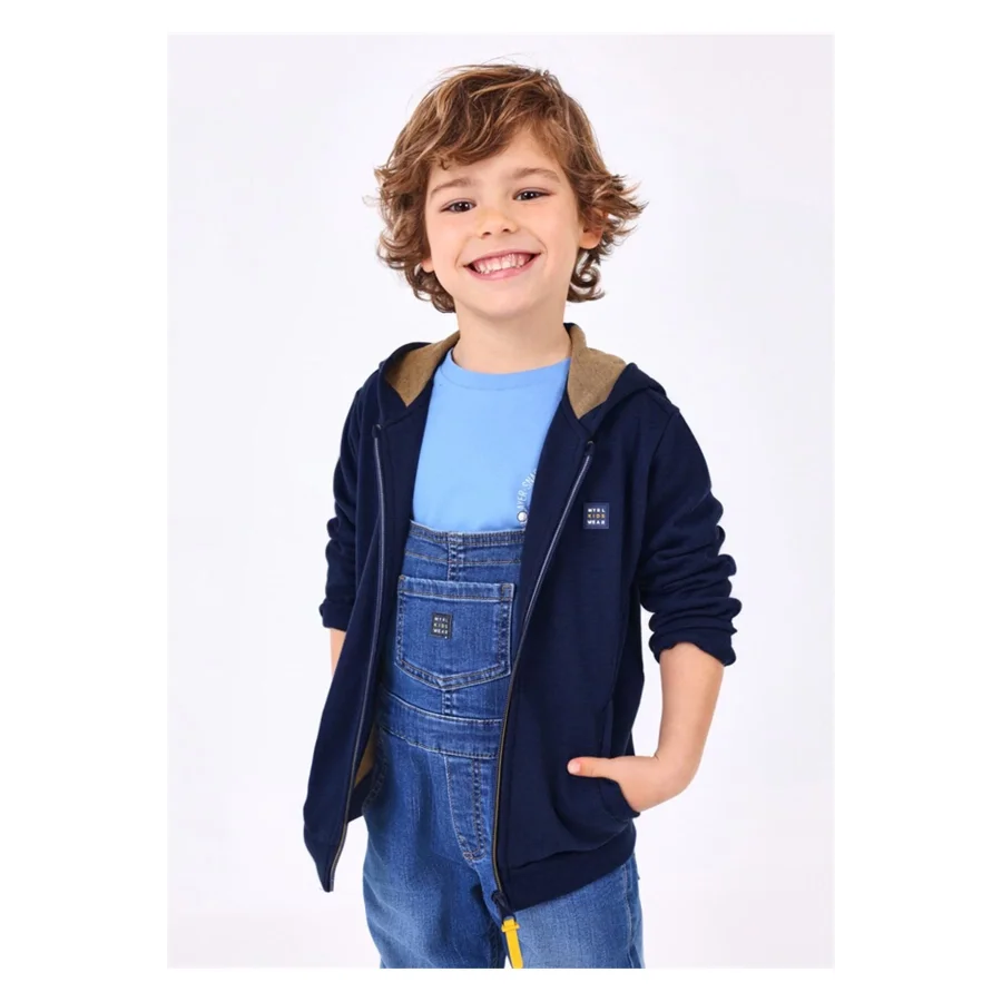 Mayoral Erkek Çocuk Kapüşonlu Hırka Lacivert 4448