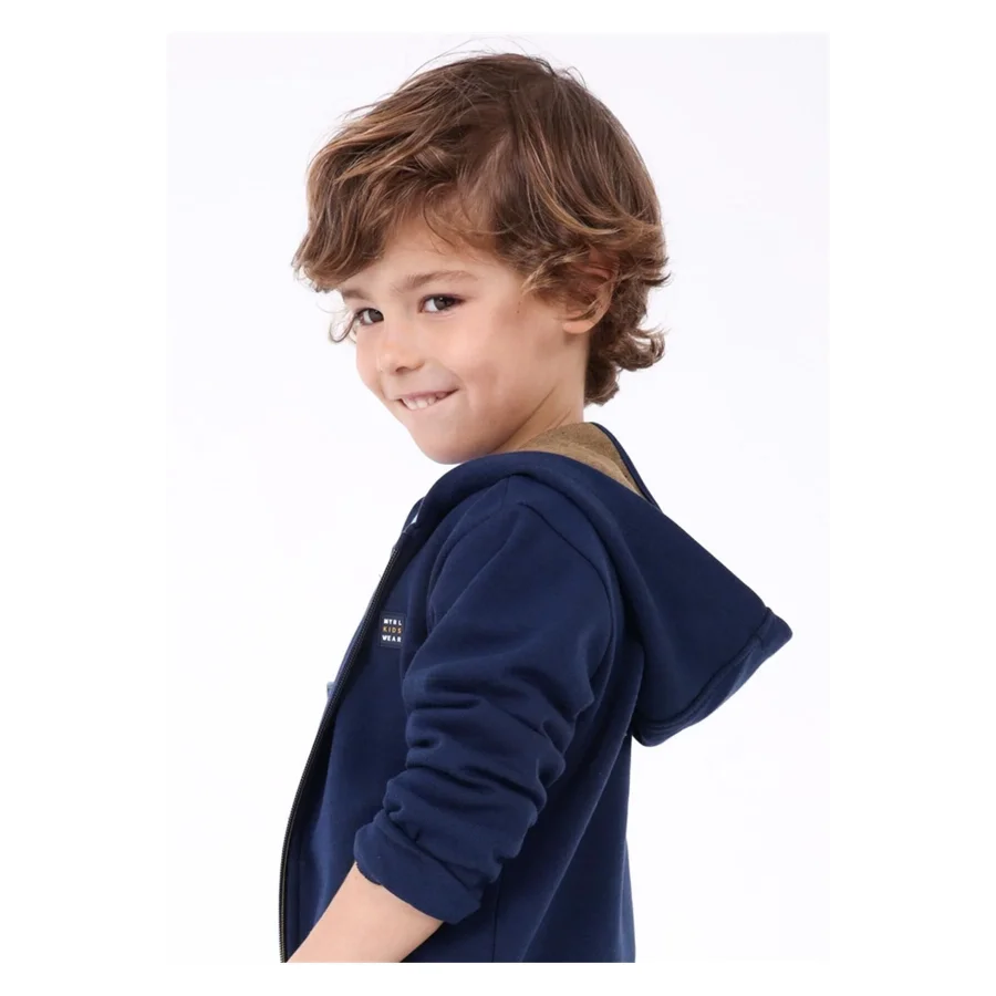Mayoral Erkek Çocuk Kapüşonlu Hırka Lacivert 4448