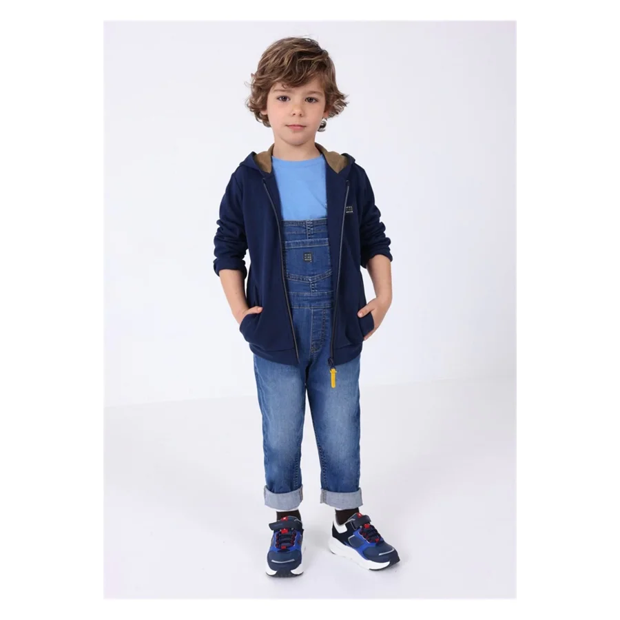 Mayoral Erkek Çocuk Kapüşonlu Hırka Lacivert 4448