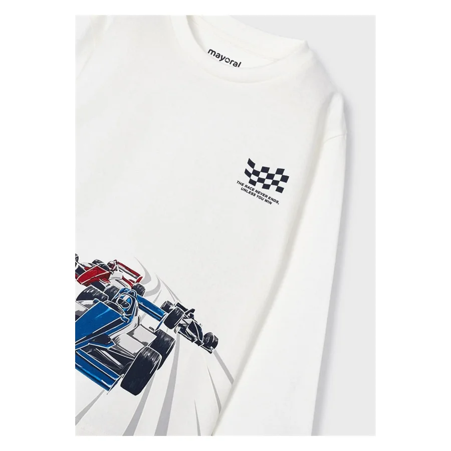 Mayoral Erkek Çocuk Neon Baskılı Sweatshirt