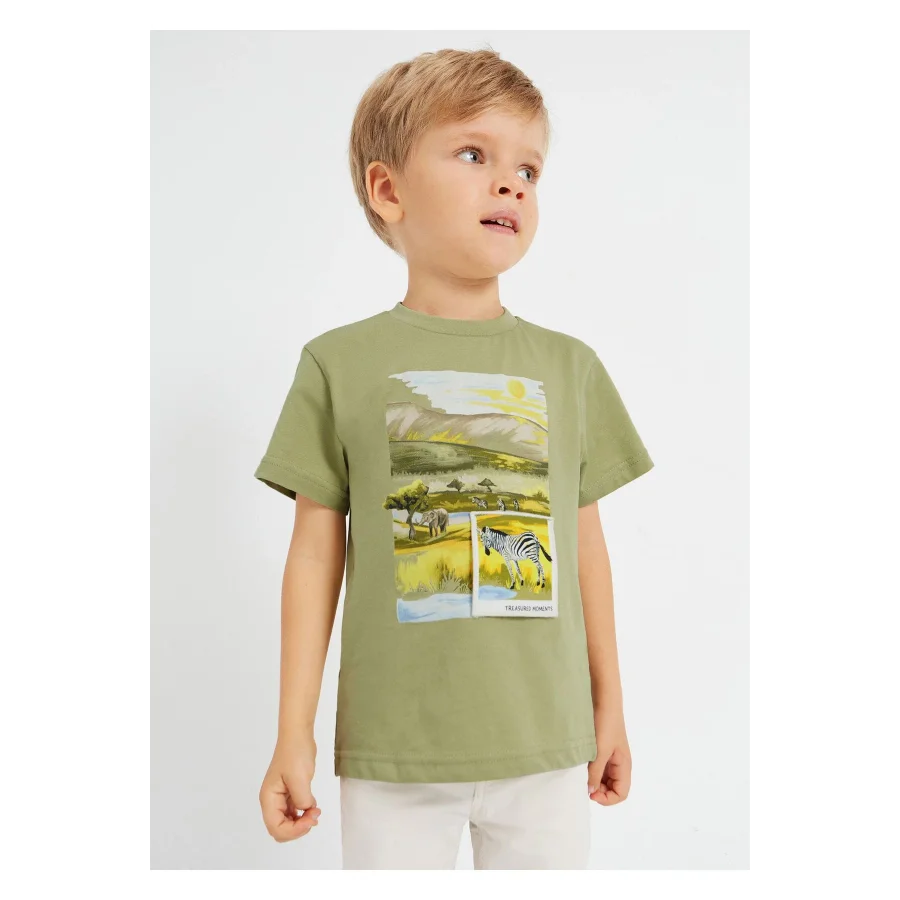 Mayoral Erkek Çocuk Safari Tshirt