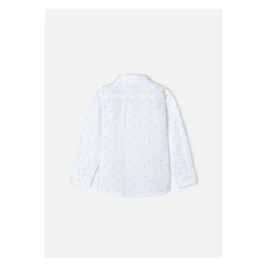 Mayoral Erkek Çocuk Uzun Kollu Gömlek Beyaz 3124
