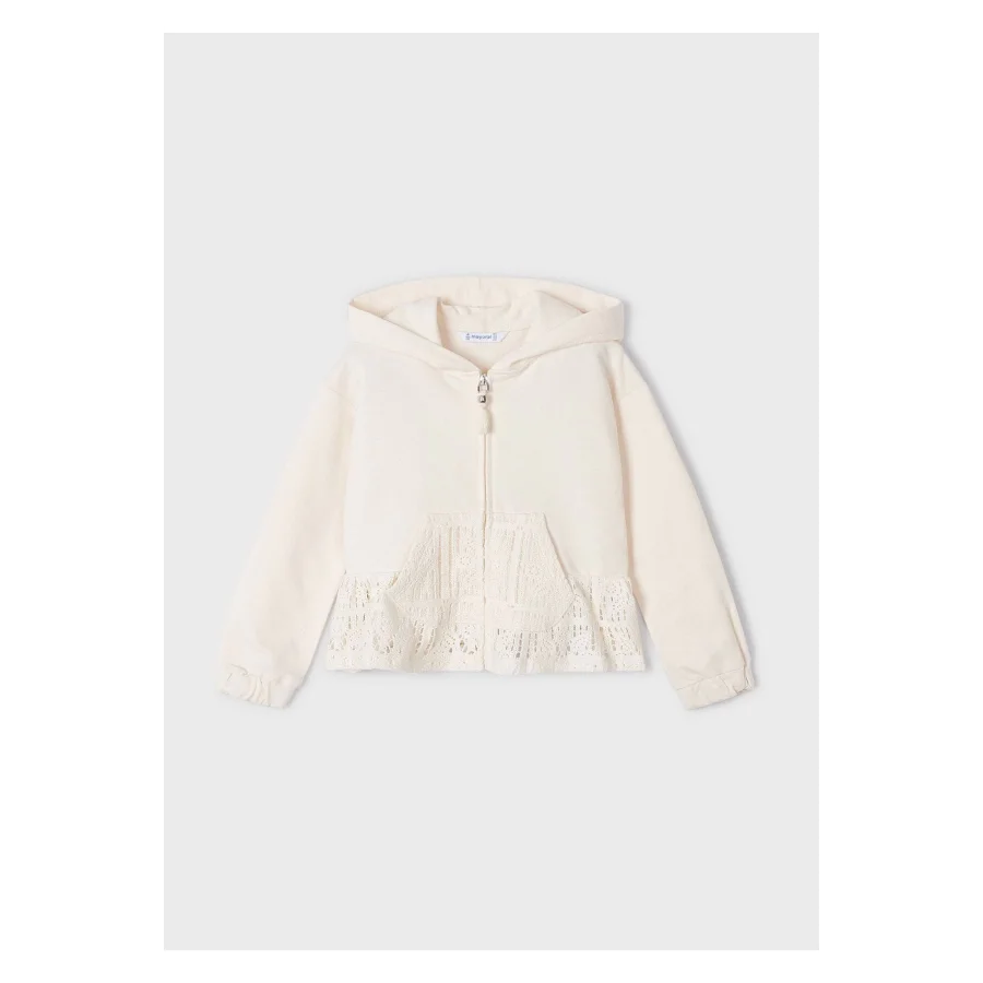 Mayoral Fermuarlı Kapişonlu Kız Çocuk Sweatshirt