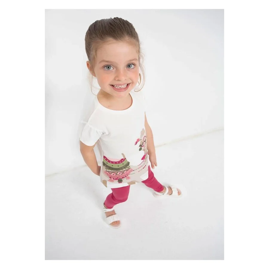 Mayoral Kız Çocuk Baskılı Tayt Takım