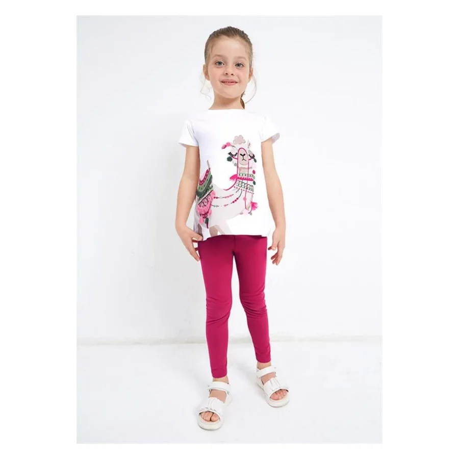 Mayoral Kız Çocuk Baskılı Tayt Takım