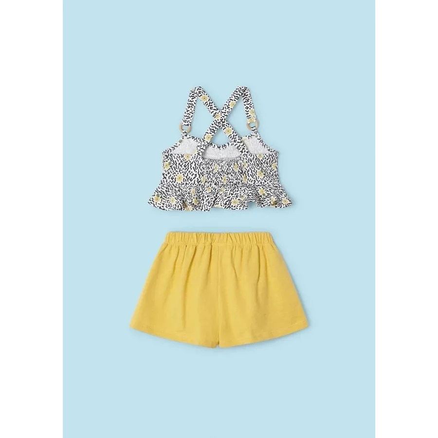 Mayoral Kız Çocuk Çapraz Askılı Şortlu 2Li Takım