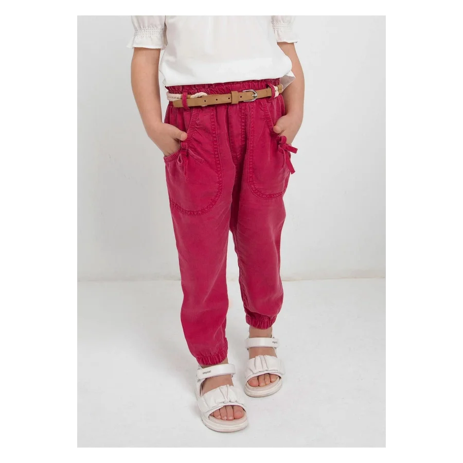 Mayoral Kız Çocuk Kemerli Pantolon