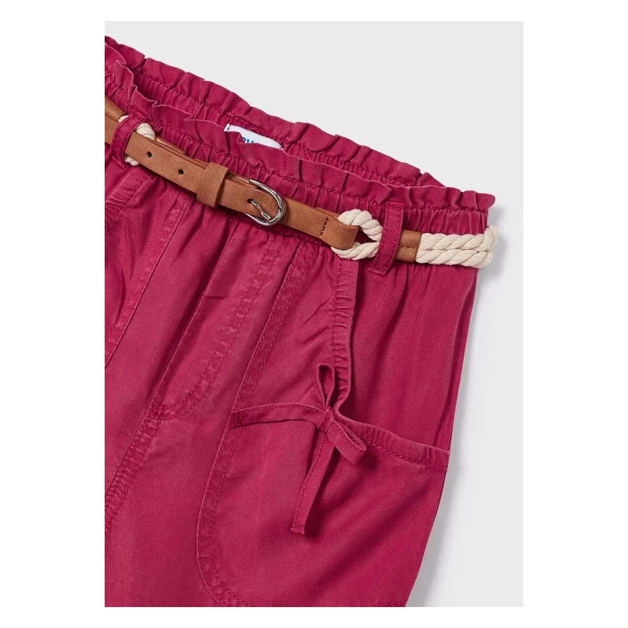 Mayoral Kız Çocuk Kemerli Pantolon