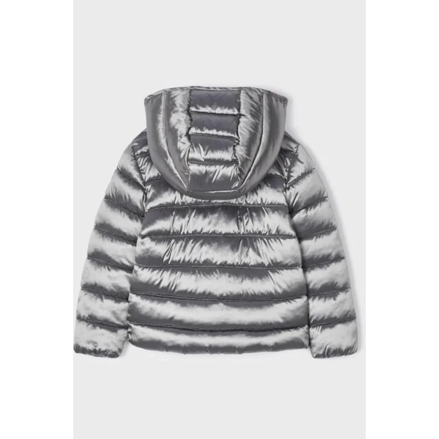 Mayoral Kız Çocuk Parlak Elyaflı Kışlık Mont 4416 Metalic