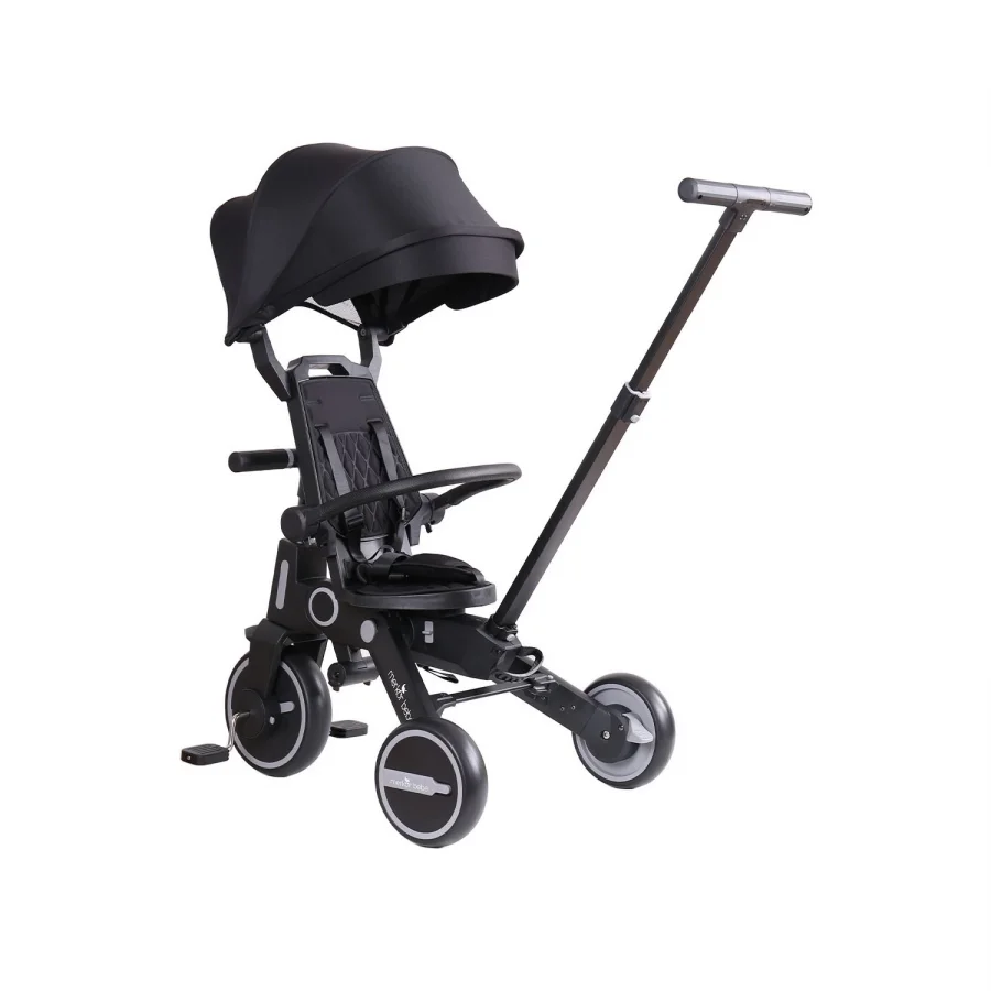 Merkür Bebe Falky Üç Tekerlekli Bebek ve Çocuk Bisikleti Siyah
