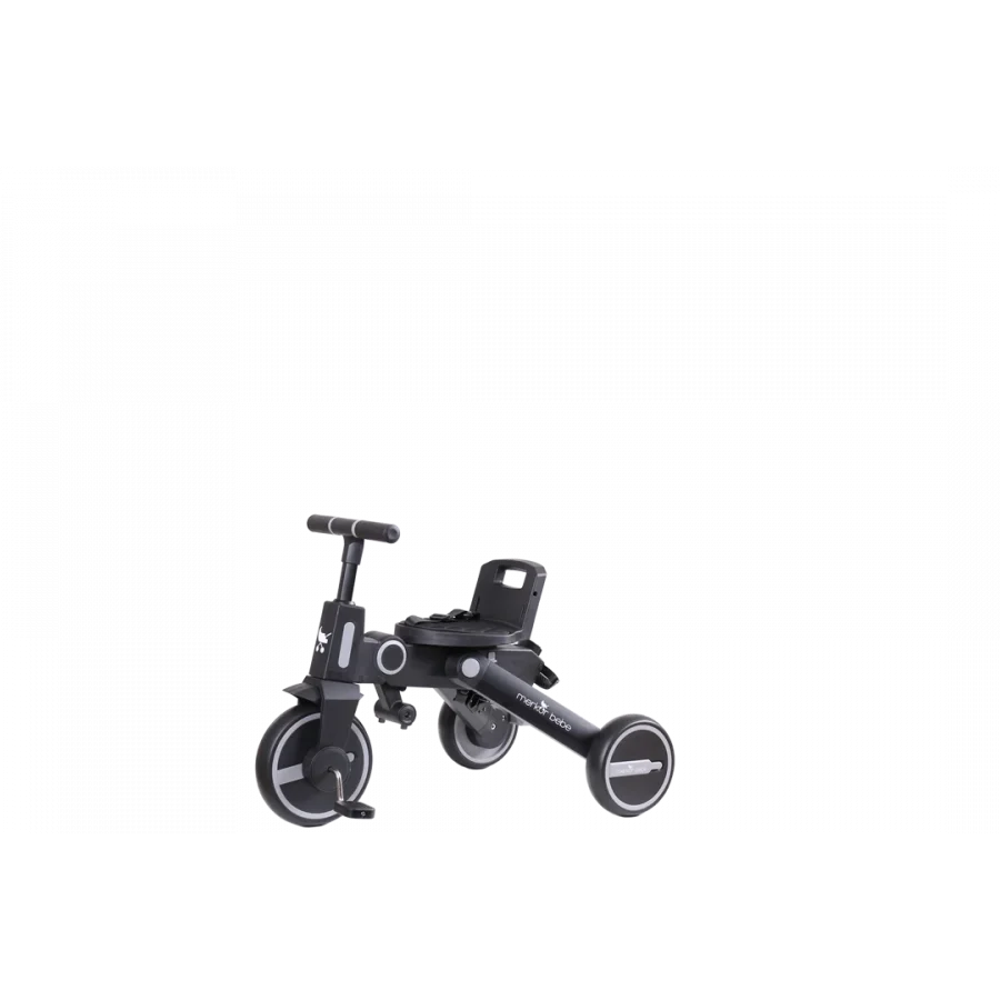 Merkür Bebe Falky Üç Tekerlekli Bebek ve Çocuk Bisikleti Siyah