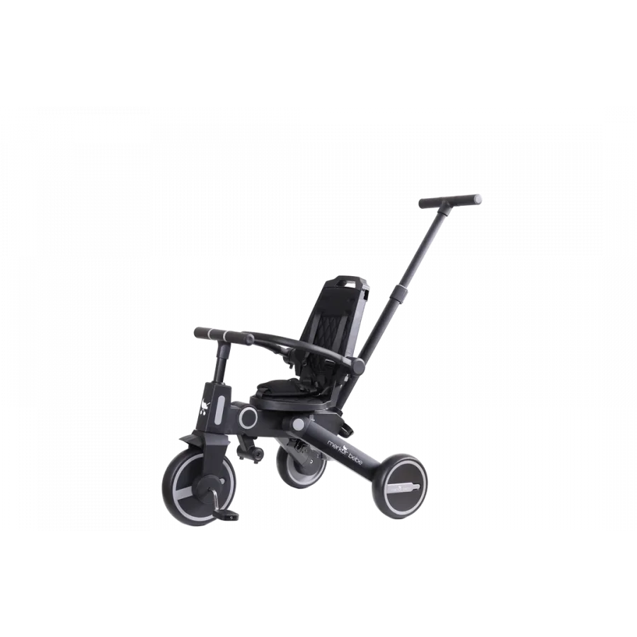 Merkür Bebe Falky Üç Tekerlekli Bebek ve Çocuk Bisikleti Siyah