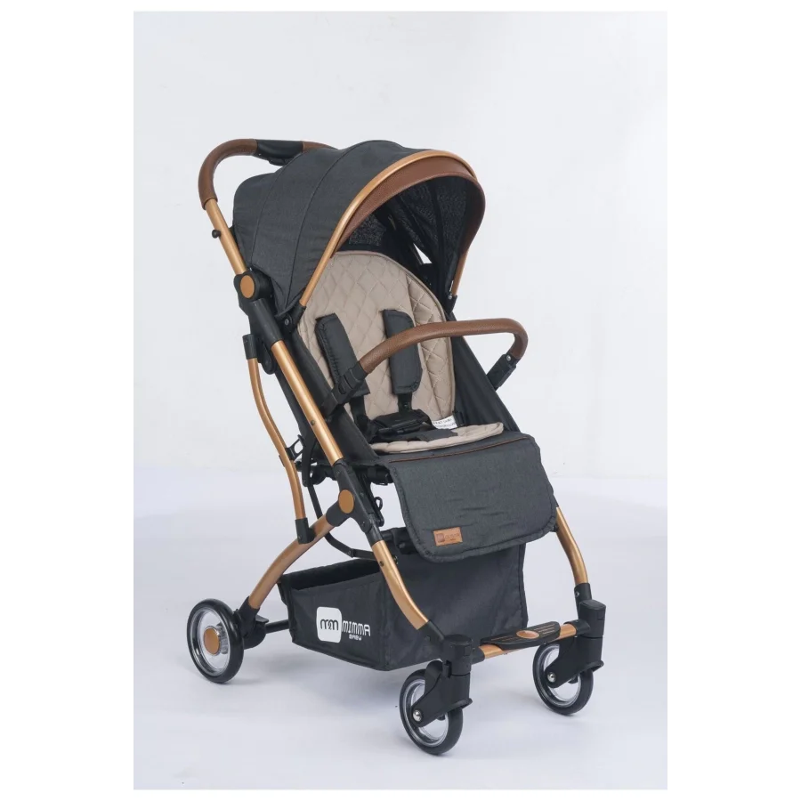 Mimma Baby Drone Kabin Boy Bebek Arabası - Gold Antrasit