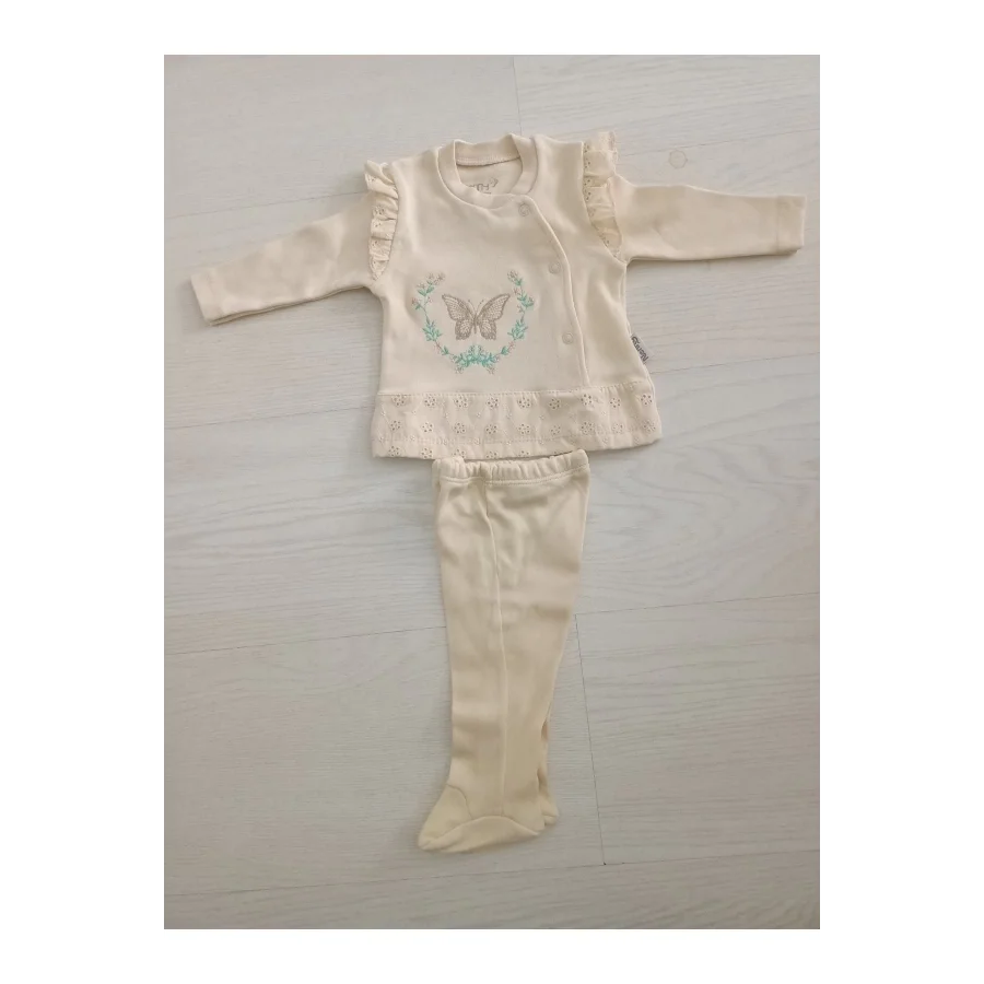 Nenny Baby Kelebekli 10lu Butterfly Organik Zıbın Seti