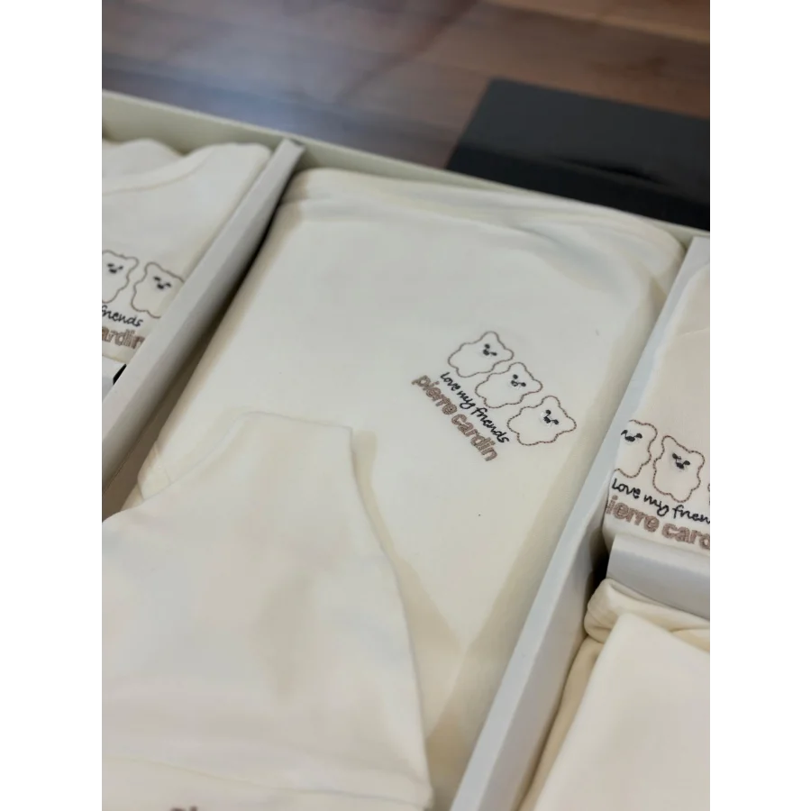 Pierre Cardin Organik Yenidoğan Hastane Çıkışı Seti 10’lu