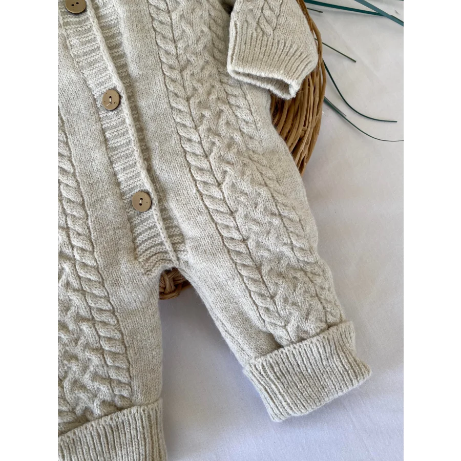 Pierre Cardin Triko Welsoft Dolgulu Tulum - Krem