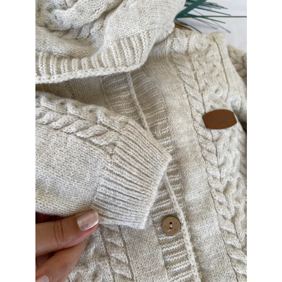 Pierre Cardin Triko Welsoft Dolgulu Tulum - Krem