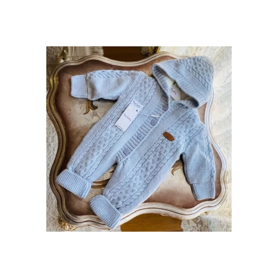 Pierre Cardin Triko Welsoft Dolgulu Tulum - Mavi