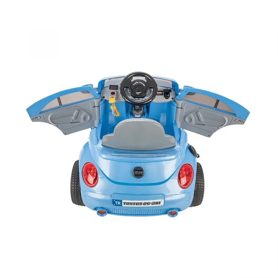 Pilsan Tostos Uzaktan Kumandalı 12 V Akülü Araba Mavi