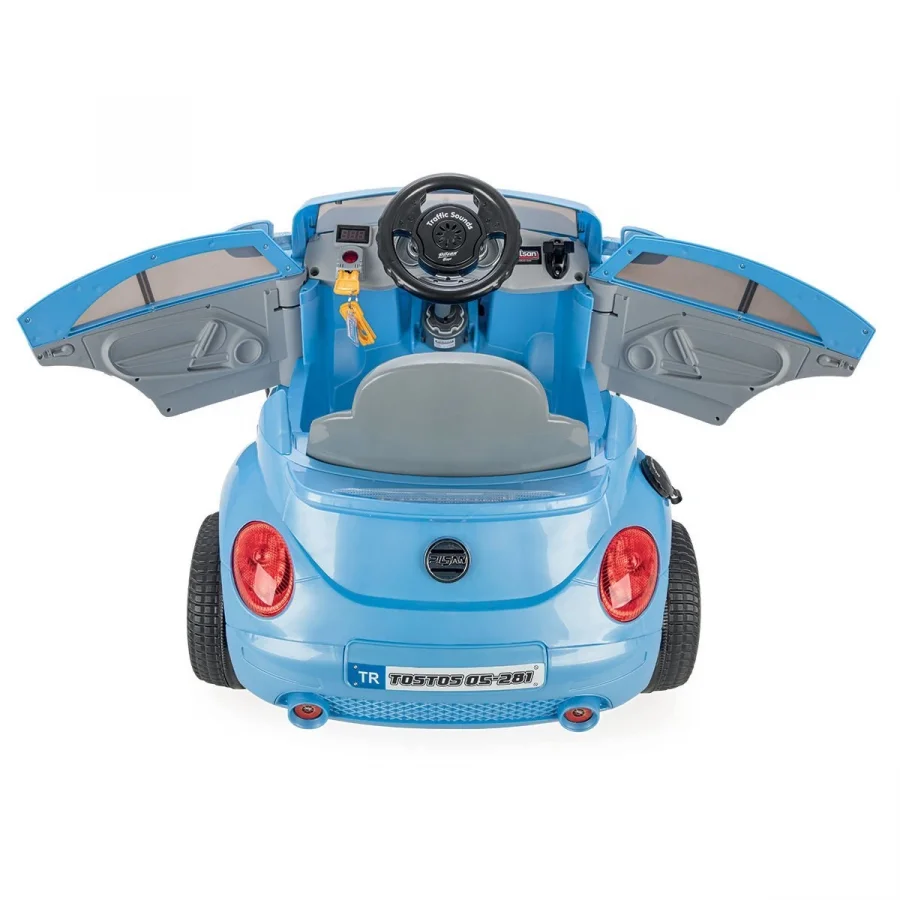 Pilsan Tostos Uzaktan Kumandalı 12 V Akülü Araba Mavi