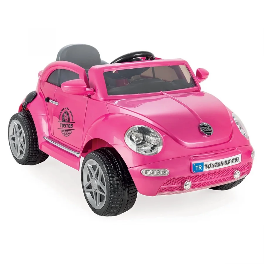 Pilsan Tostos Uzaktan Kumandalı 12 V Akülü Araba Pembe