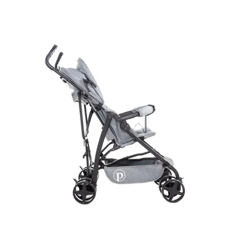 Prava P01 Smart Tam Yatar Baston Bebek Arabası - Siyah