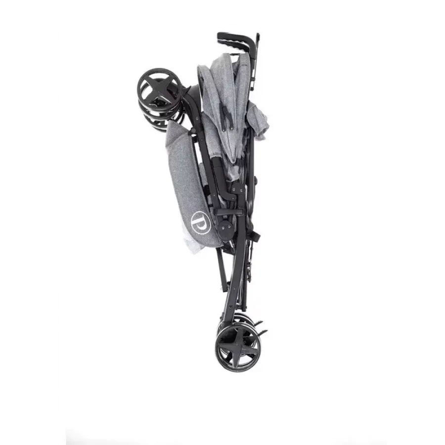 Prava P01 Smart Tam Yatar Baston Bebek Arabası - Siyah