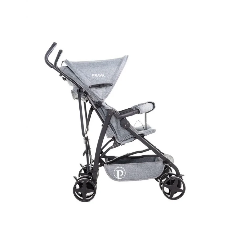 Prava P01 Smart Tam Yatar Baston Bebek Arabası - Siyah