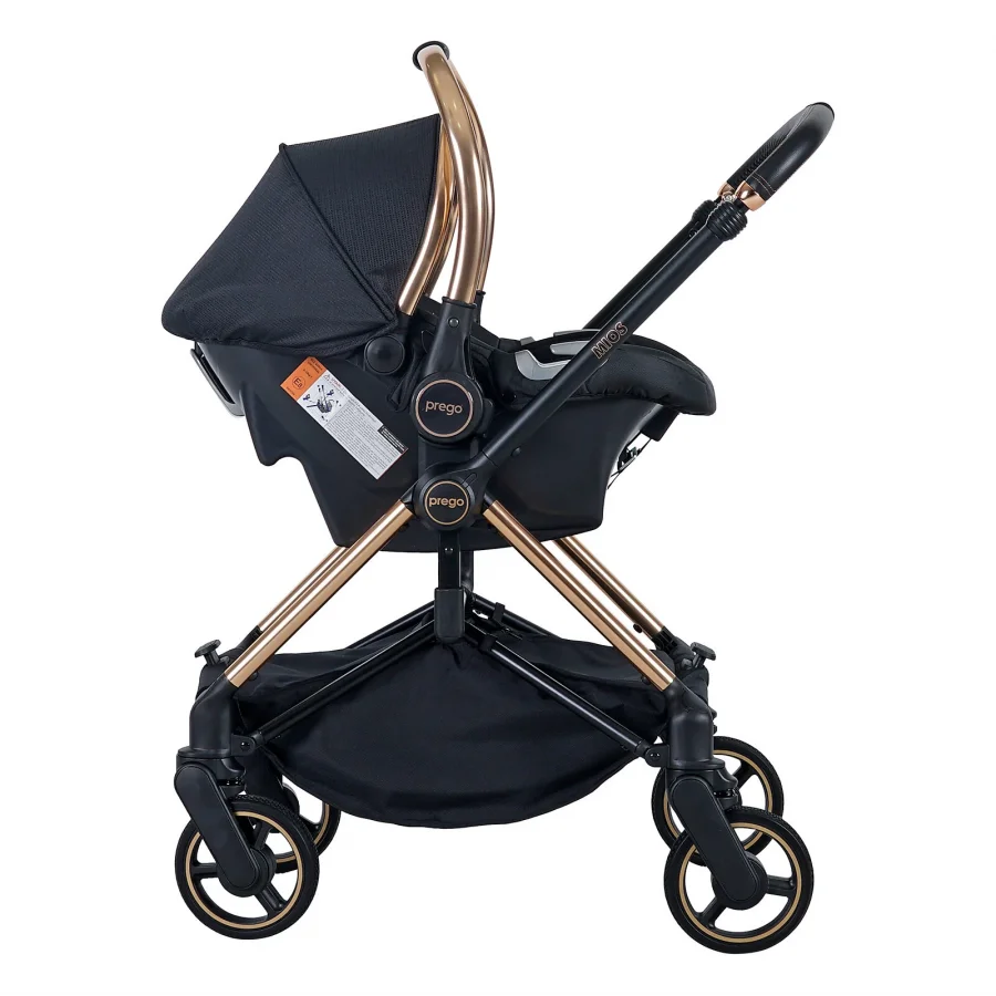 Prego 2066 Mios Travel Sistem Bebek Arabası Siyah
