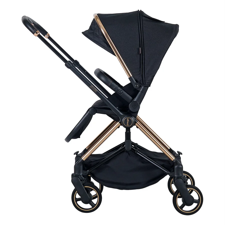 Prego 2066 Mios Travel Sistem Bebek Arabası Siyah