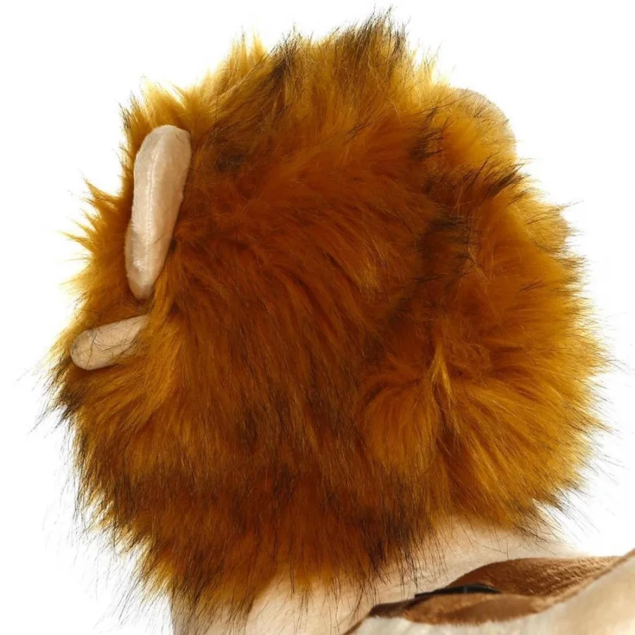 Sallanan Ahşap Ayaklı Peluş Aslan Koltuk