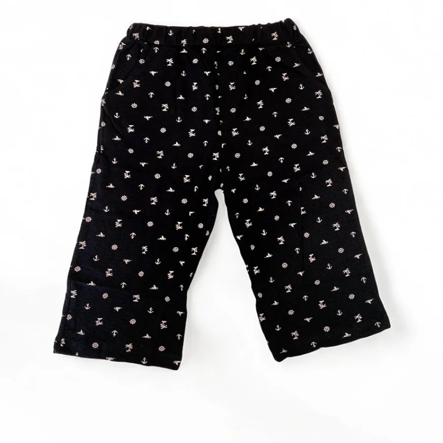 Dofi Siyah Erkek Çocuk Desenli Kapri