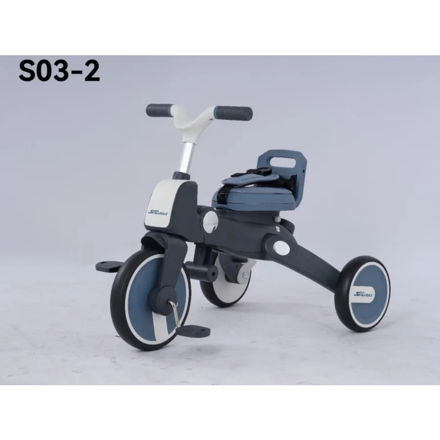 Skillmax İki Yönlü Katlanabilir Üç Tekerlekli Çocuk Bisikleti